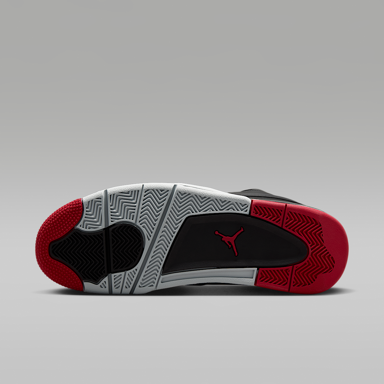 Nike Air Jordan 4 RM sneaker Zwart/Wolf Grey/Wit/Varsity Red