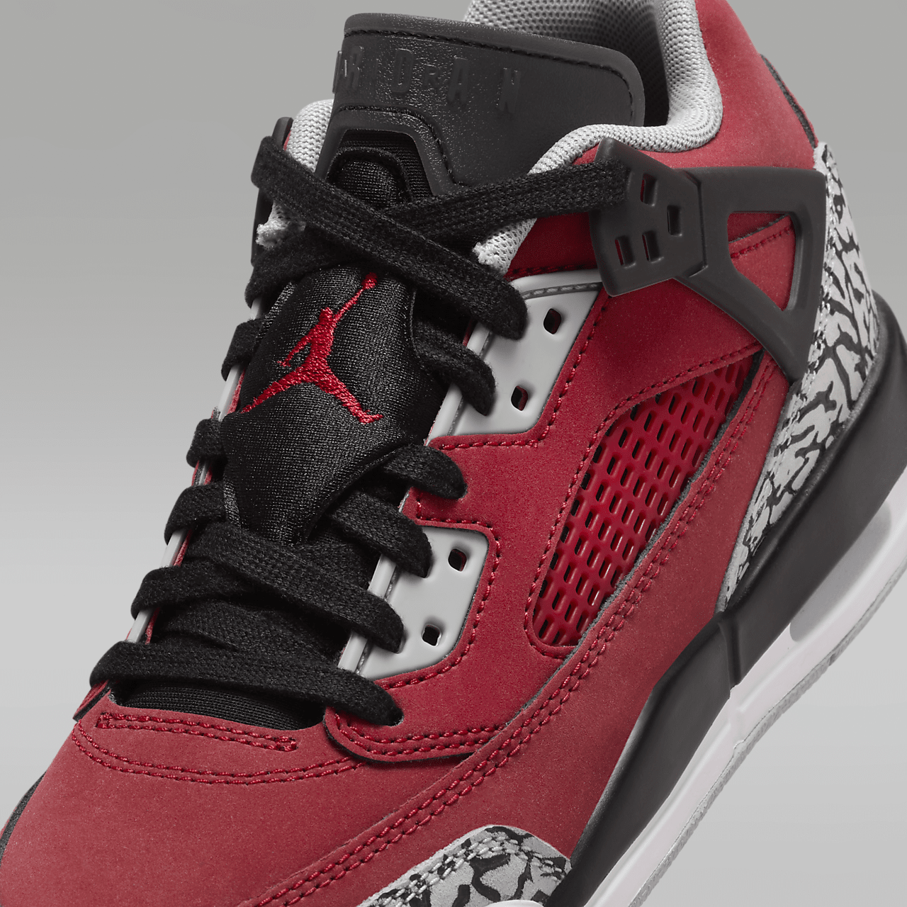 Nike Jordan Spizike Low sneaker Gym Red/Wolf Grey/Cool Grey/Zwart