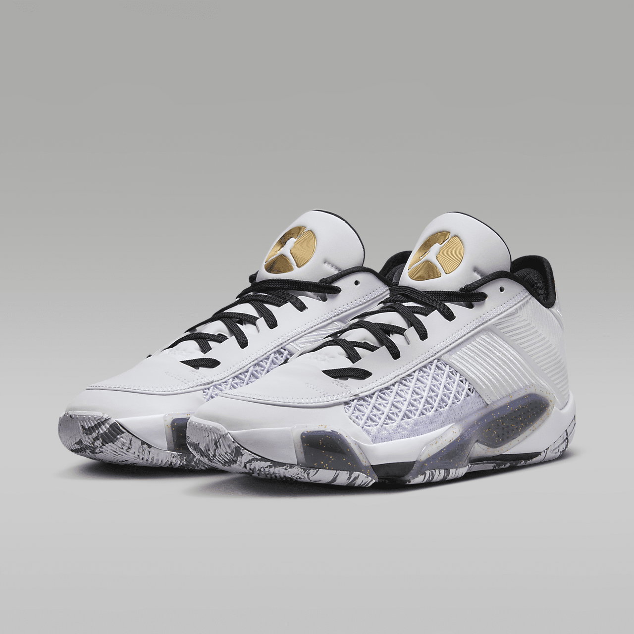 Nike Air Jordan sneaker Wit/Zwart/Pure Platinum/Metallic Gold