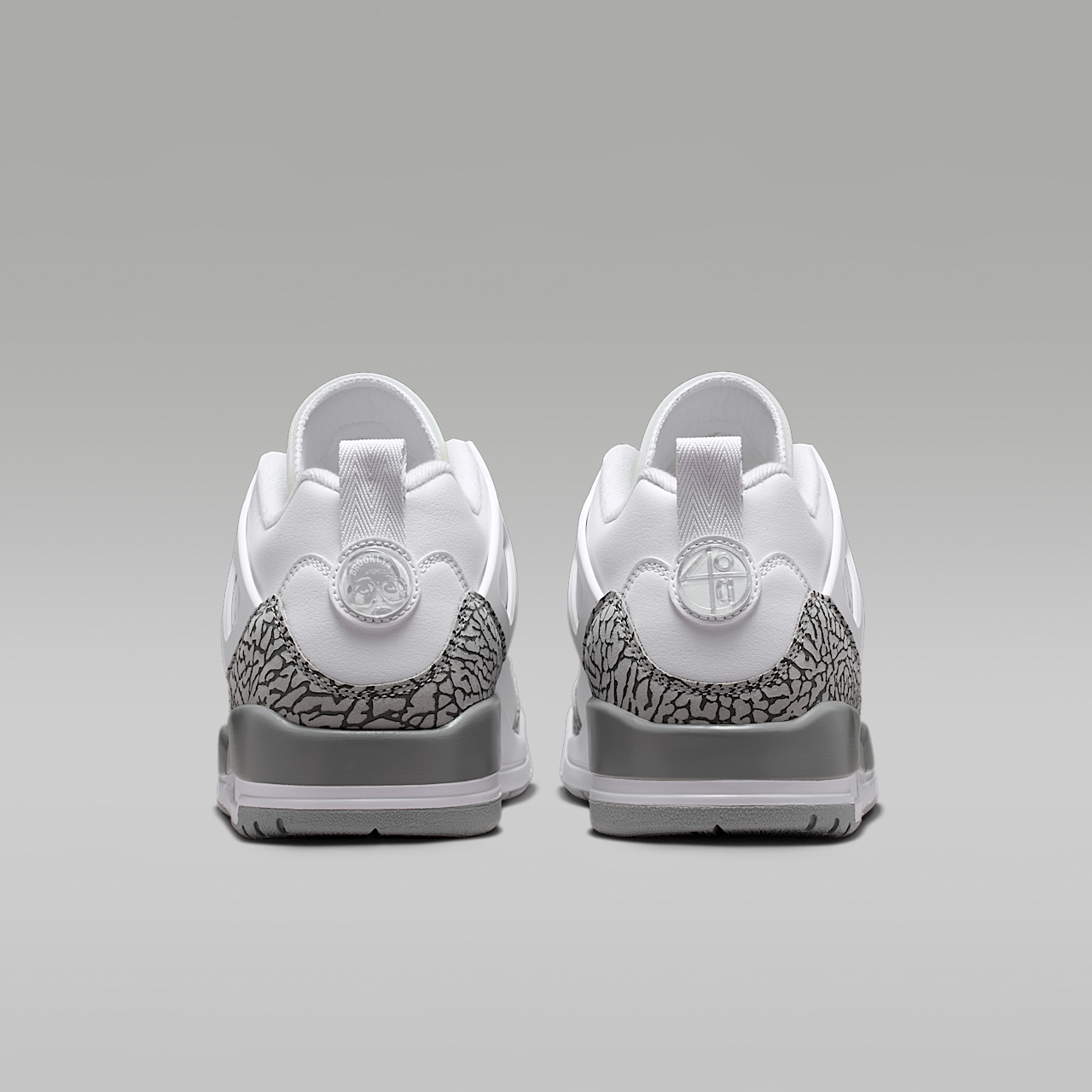 Nike Jordan Spizike Low sneaker Wit/Varsity Red/Cool Grey/Wolf Grey
