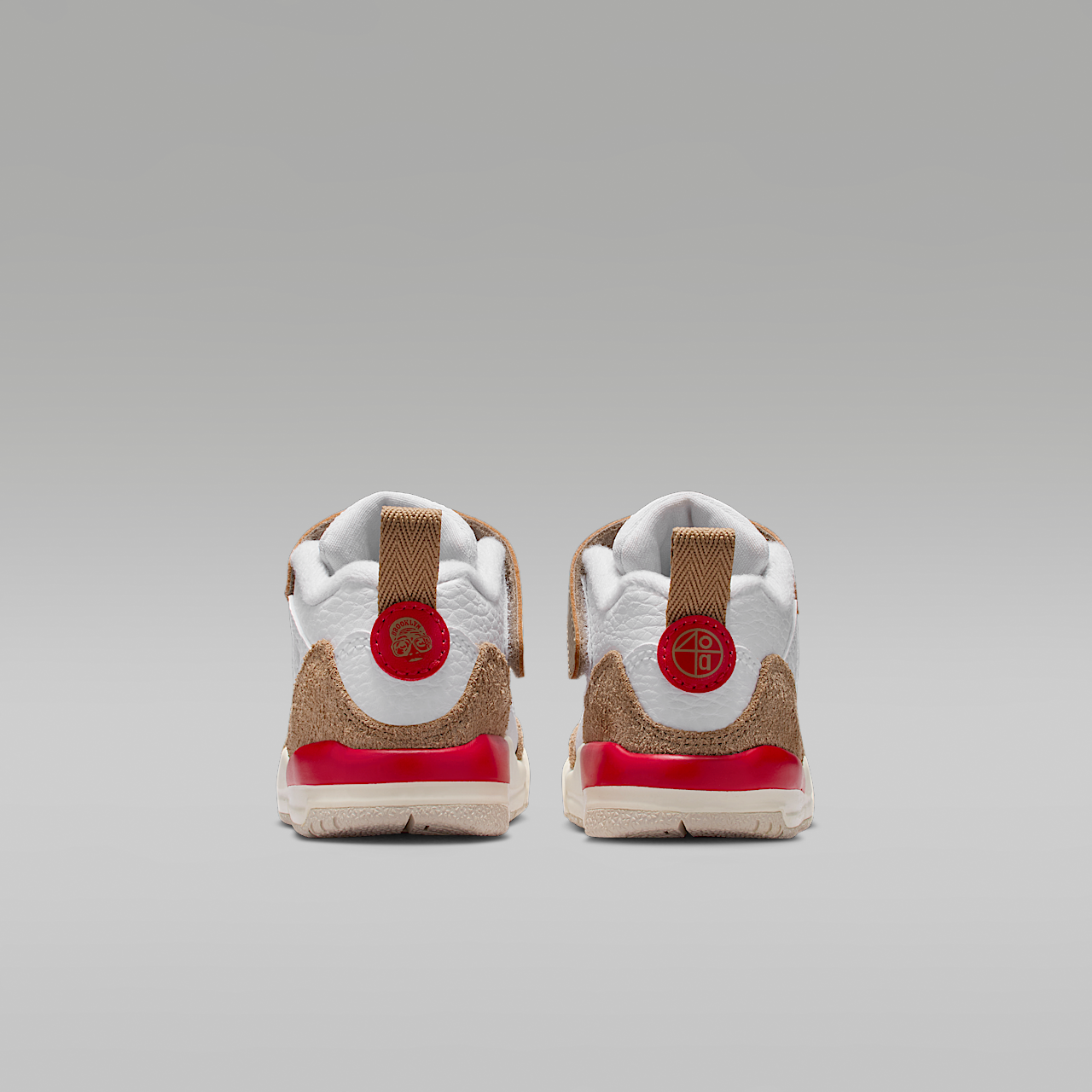 Nike Jordan Spizike Low sneaker Wit/Desert Camo/Sail/Fire Red