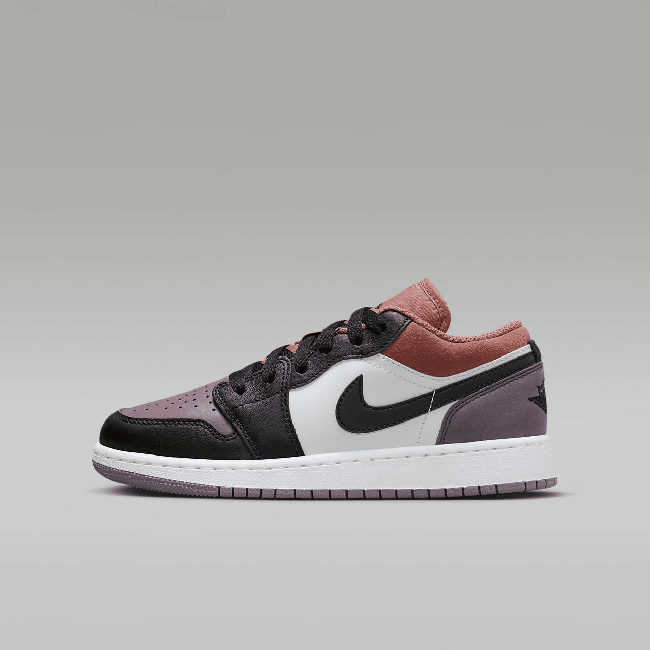 Nike Air Jordan 1 Low sneaker Wit/Sky J Orange/Sky J Mauve/Zwart
