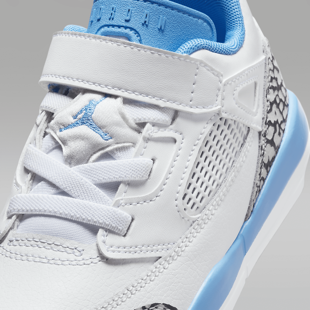 Nike Jordan Spizike Low sneaker Wit/Wolf Grey/Anthracite/University Blue