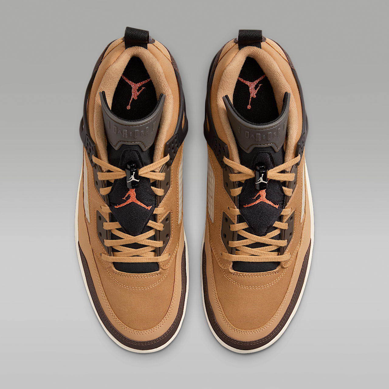 Nike Jordan Spizike Low sneaker Flax/Zwart/Sanddrift/Baroque Brown