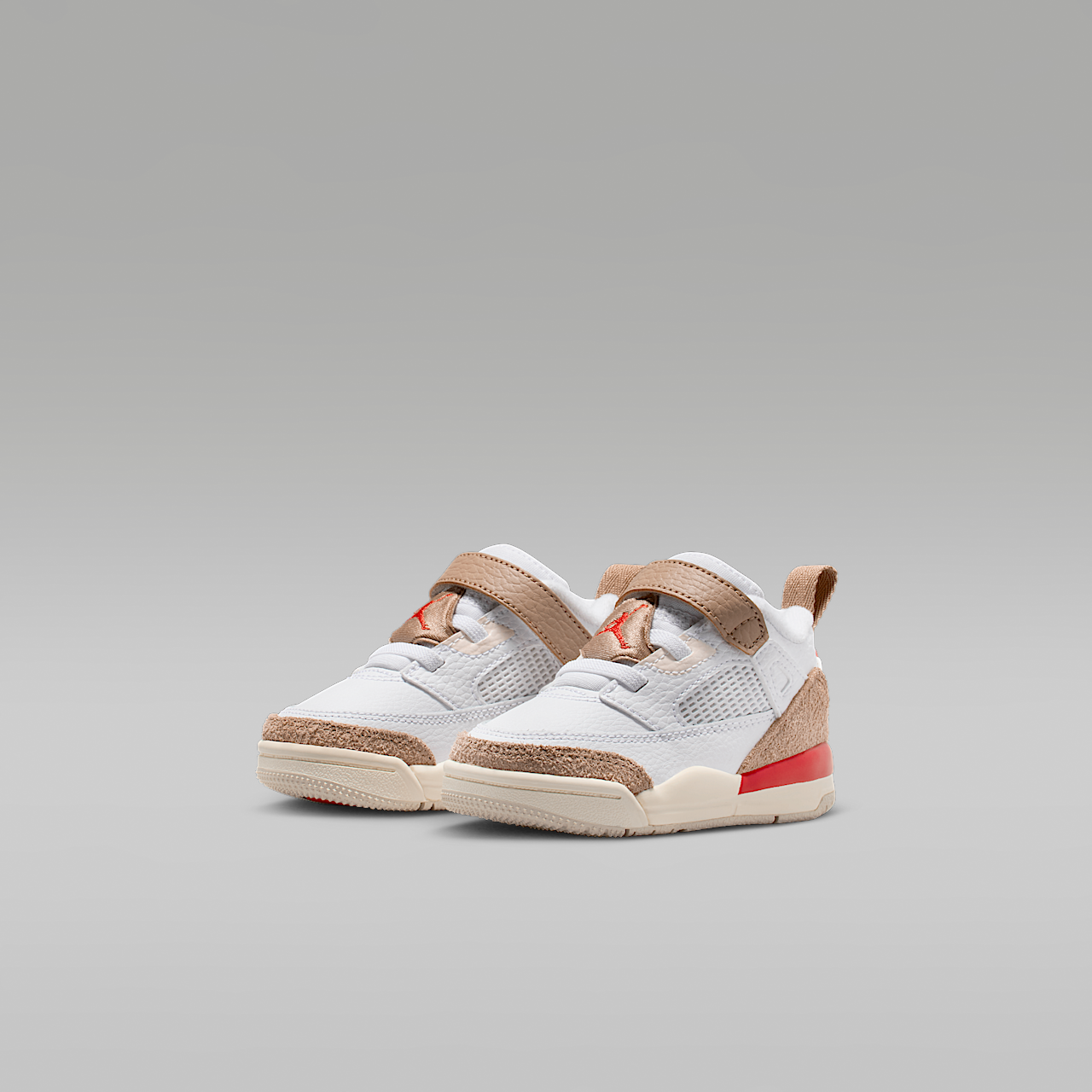 Nike Jordan Spizike Low sneaker Wit/Desert Camo/Sail/Fire Red