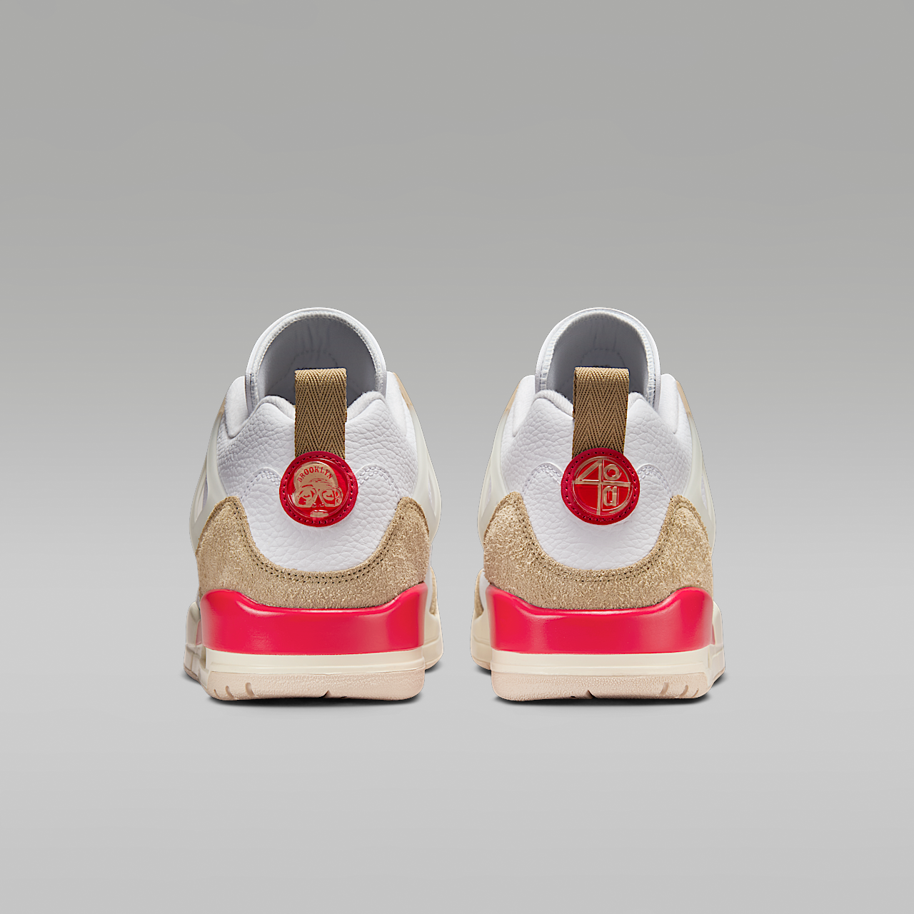 Nike Jordan Spizike Low sneaker Wit/Desert Camo/Sail/Fire Red
