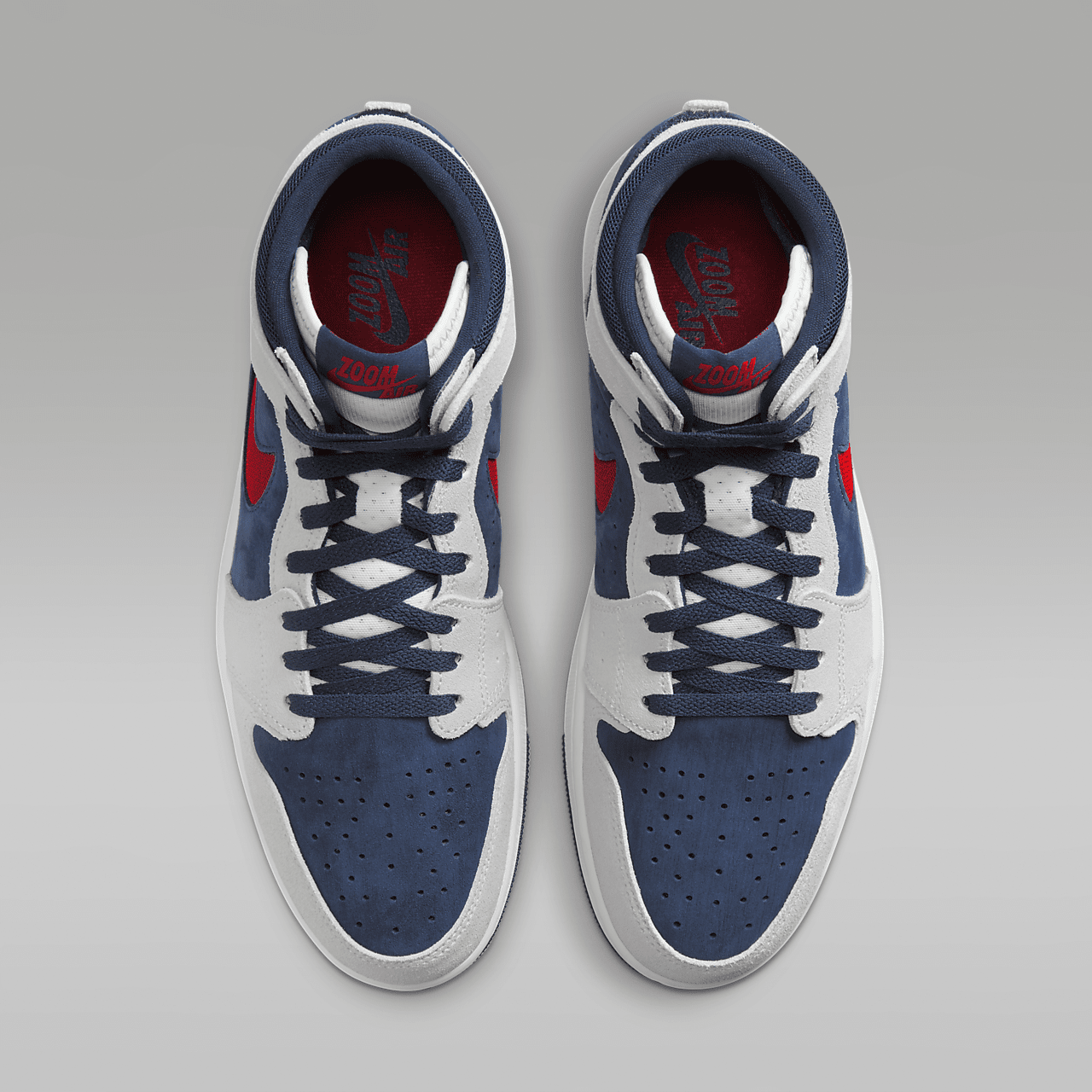 Nike Air Jordan 1 Zoom sneaker Midnight Navy/Neutral Grey/Summit White/Varsity Red