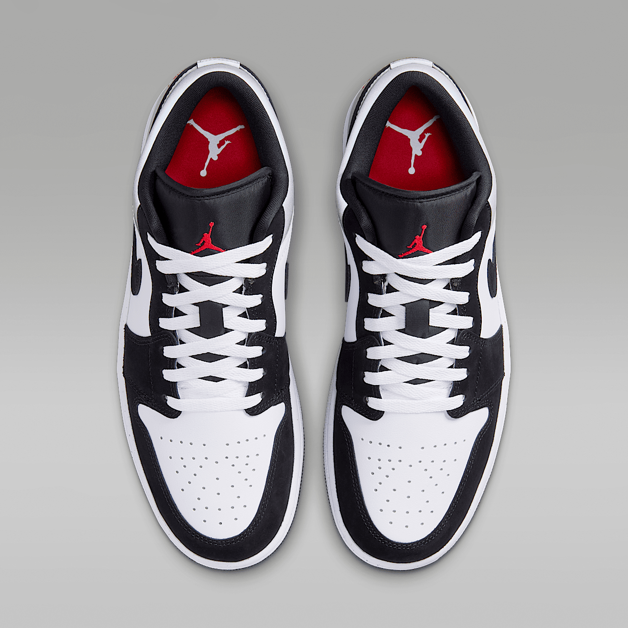 Nike Air Jordan sneaker Wit/Zwart/Matte Silver/Fire Red