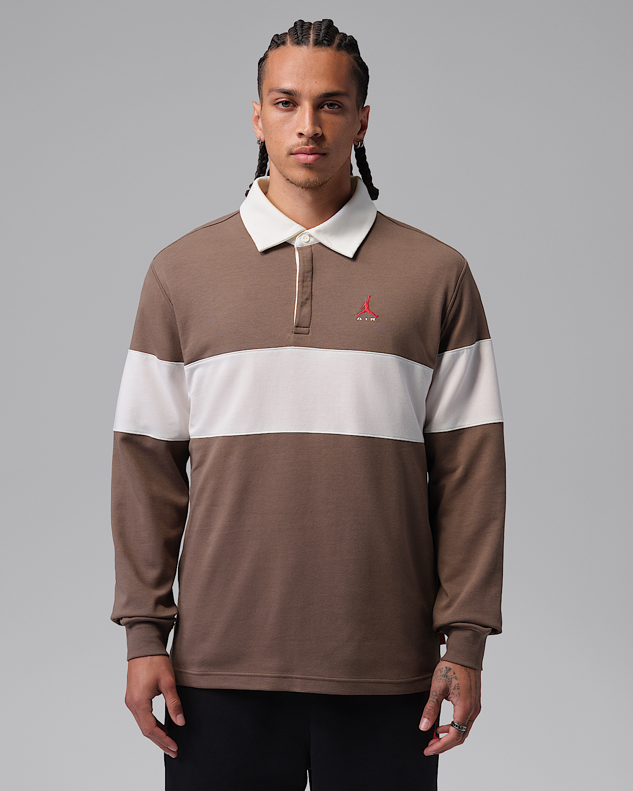 Мужские  Jordan Brooklyn Long-Sleeve Polo