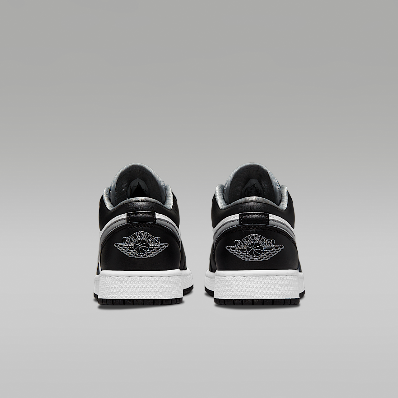 Nike Air Jordan 1 Low sneaker Zwart/Wit/Particle Grey