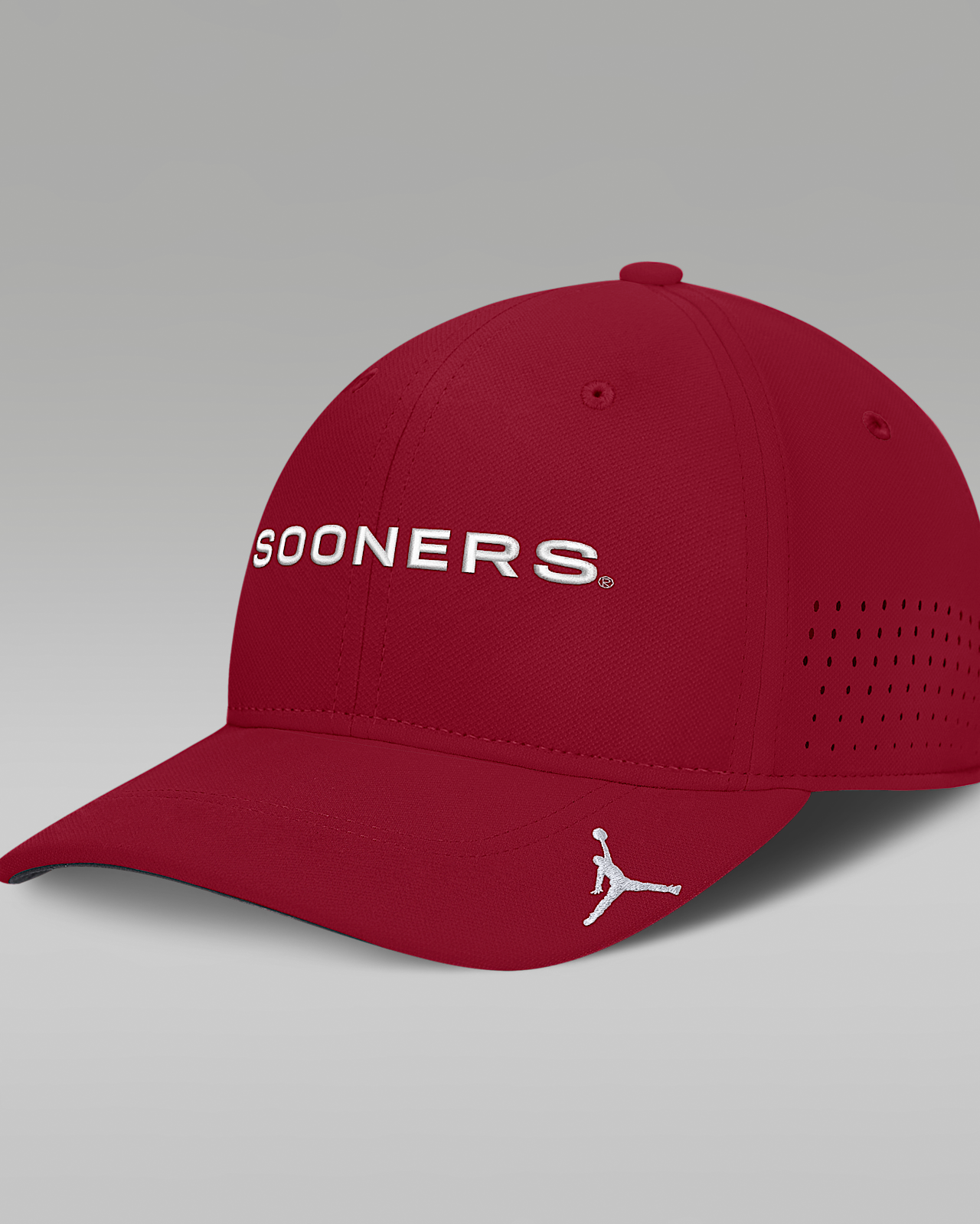 Женские  Oklahoma Sideline Club Gameday Jordan Brand Dri-FIT College Hat
