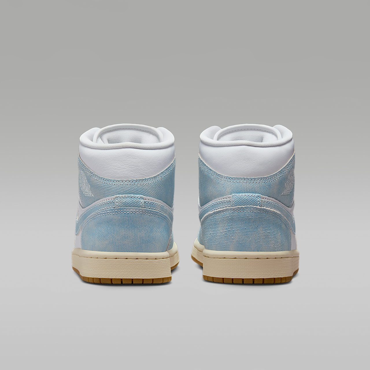 Nike Air Jordan sneaker Wit/Sail/Gum Light Brown/Worn Blue