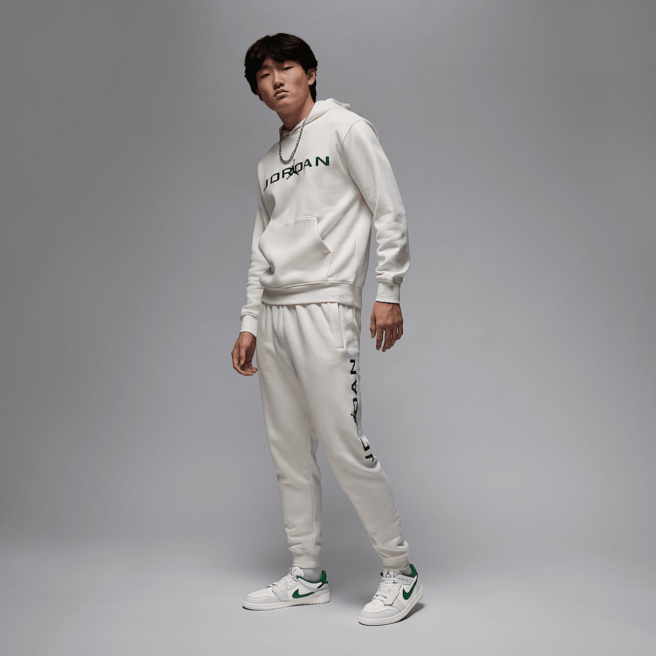 Nike Air Jordan 1 Low sneaker Summit White/Pure Platinum/Sail/Pine Green