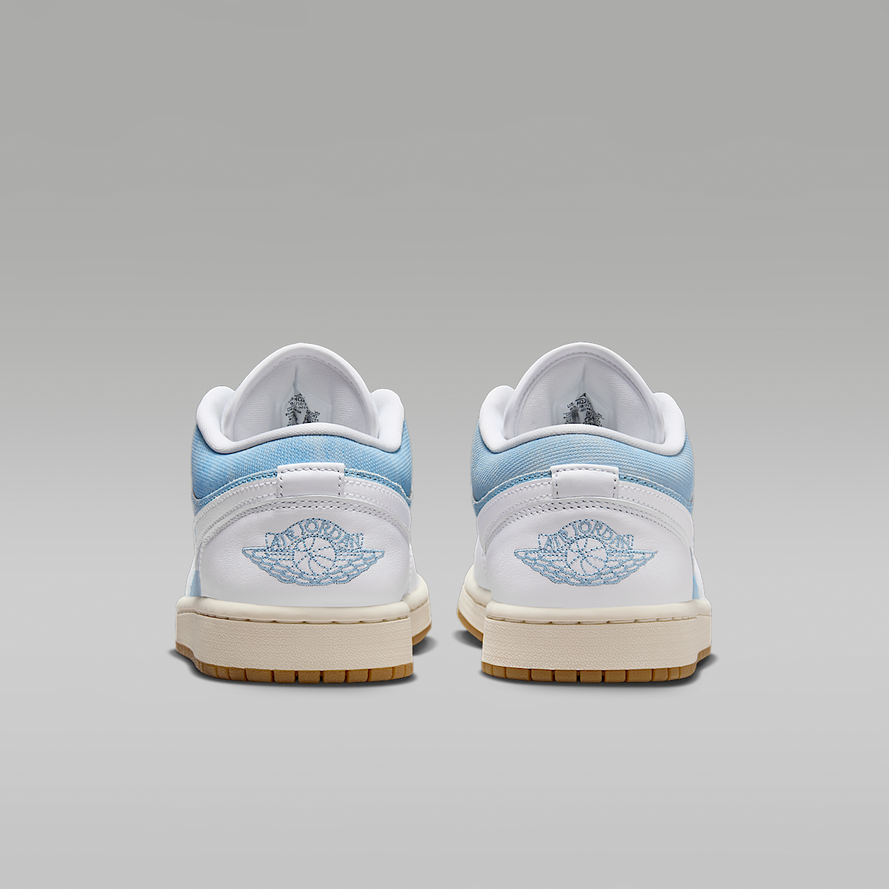 Nike Air Jordan sneaker Worn Blue/Gum Light Brown/Sail/Wit