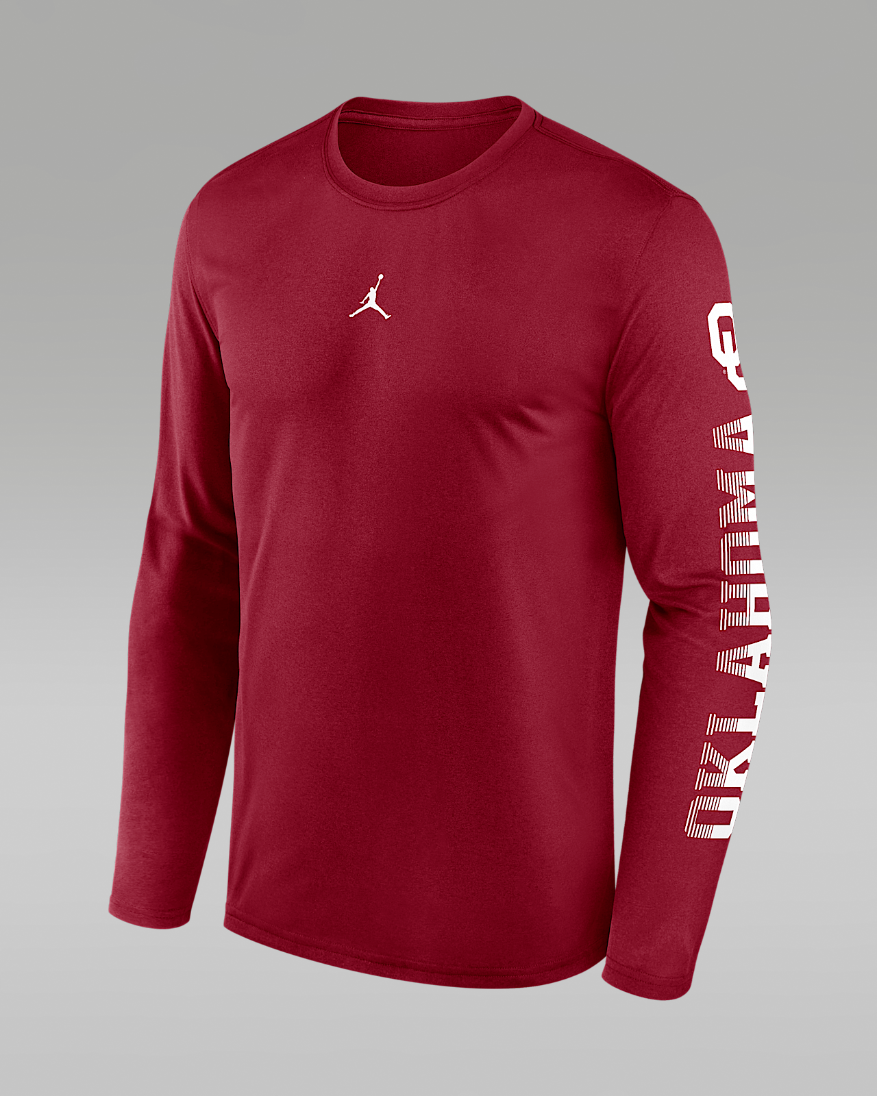 Мужская футболка Oklahoma Primetime Legend Jordan Brand Dri-FIT College Long-Sleeve