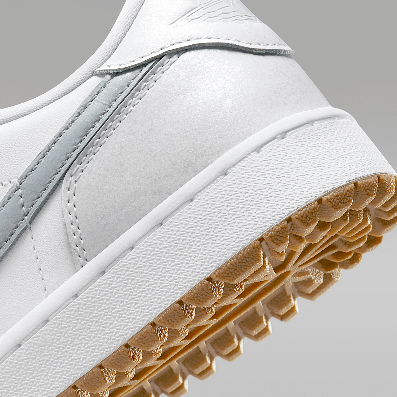 Nike Air Jordan 1 Low sneaker Wit/Gum Medium Brown/Pure Platinum