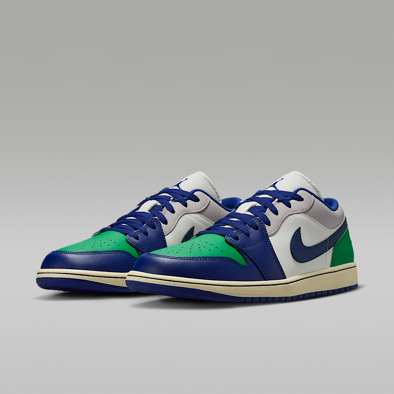 Nike Air Jordan 1 Low sneaker Sail/Stadium Green/Neutral Grey/Deep Royal Blue