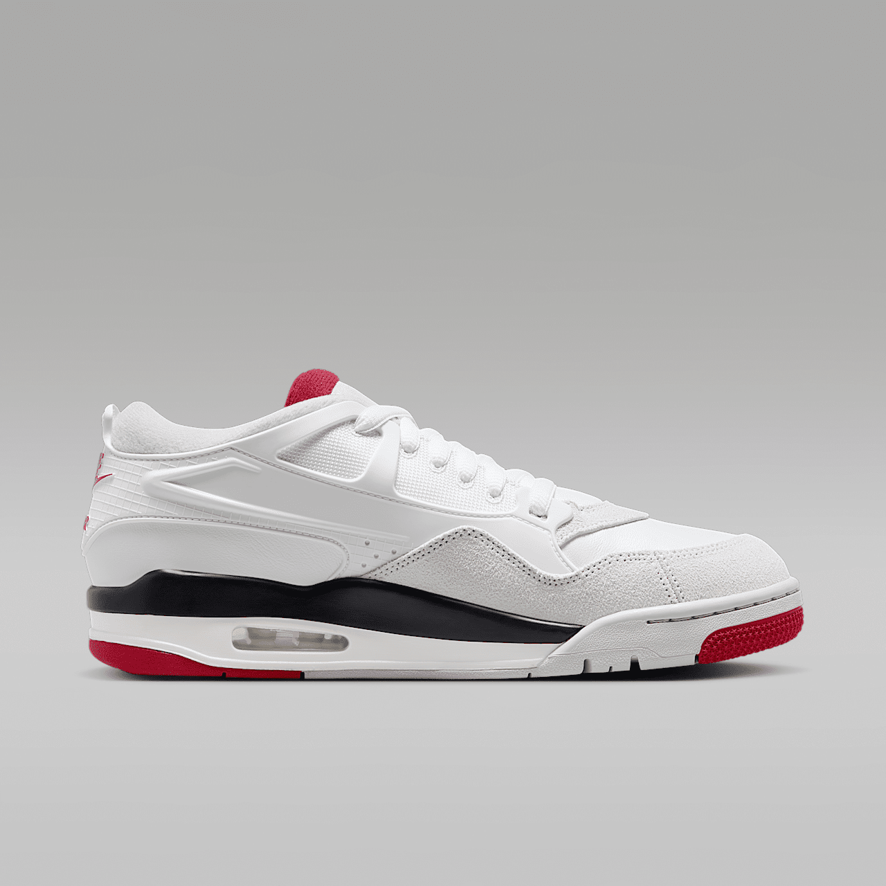 Nike Air Jordan 4 RM sneaker Wit/Zwart/Neutral Grey/Varsity Red