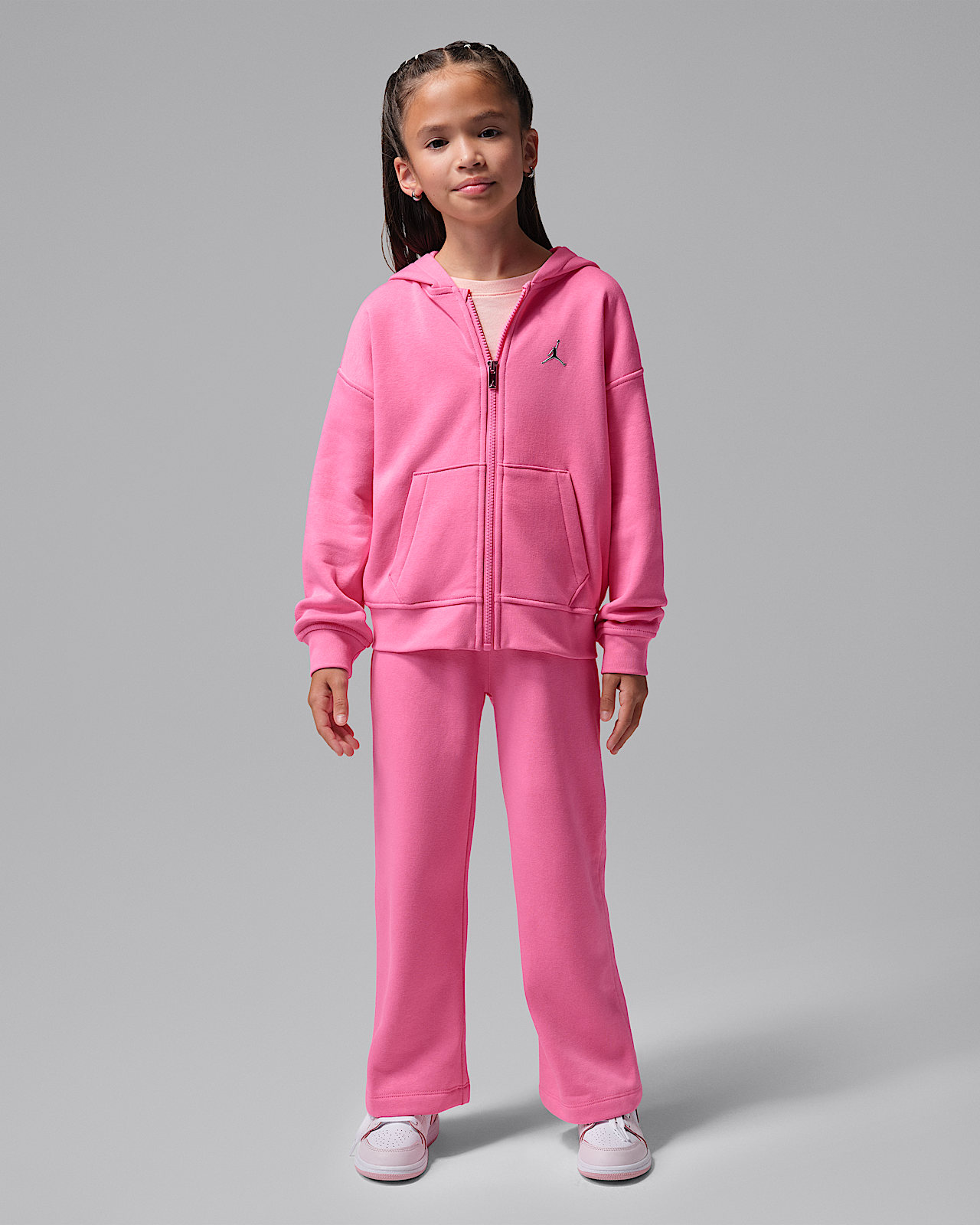 Детское худи Jordan Brooklyn Fleece Little Kids' 2-Piece Full-Zip Hoodie Set