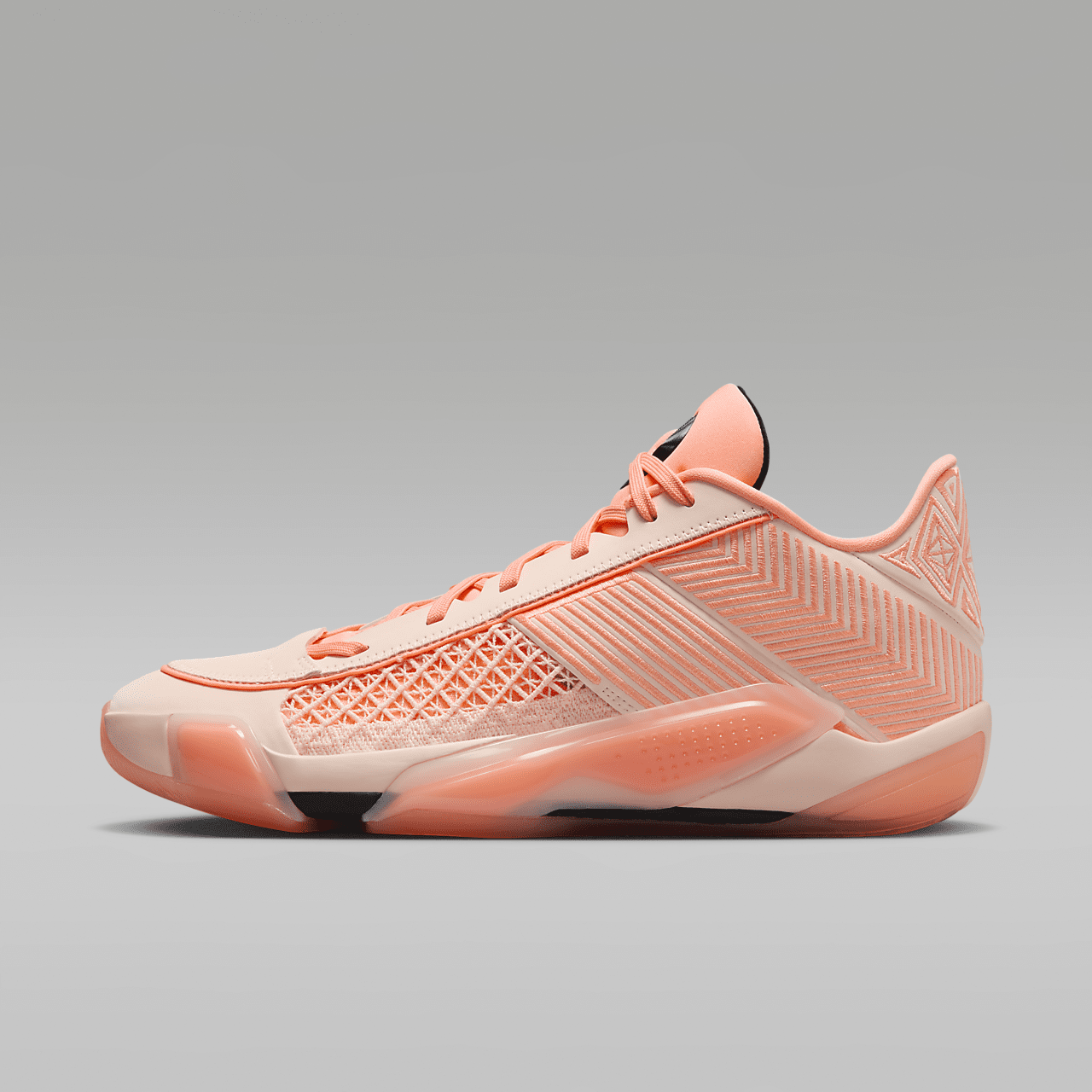 Nike Air Jordan sneaker Crimson Tint/Orange Pulse/Zwart