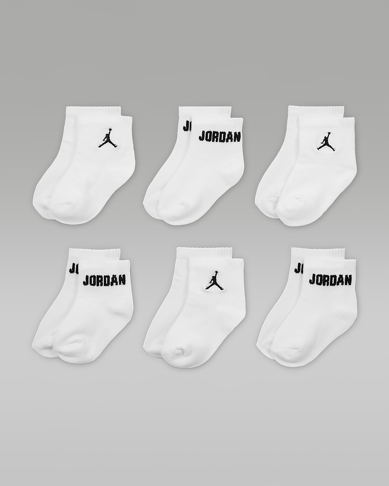 Детские носки Jordan Everyday Essentials Baby /Toddler Ankle Socks (6 Pairs)