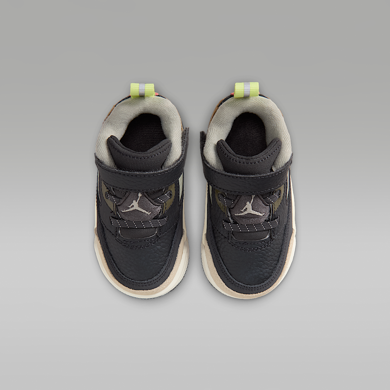 Nike Jordan Spizike Low sneaker Anthracite/Light Wild Mango/Cargo Khaki/Spruce Fog