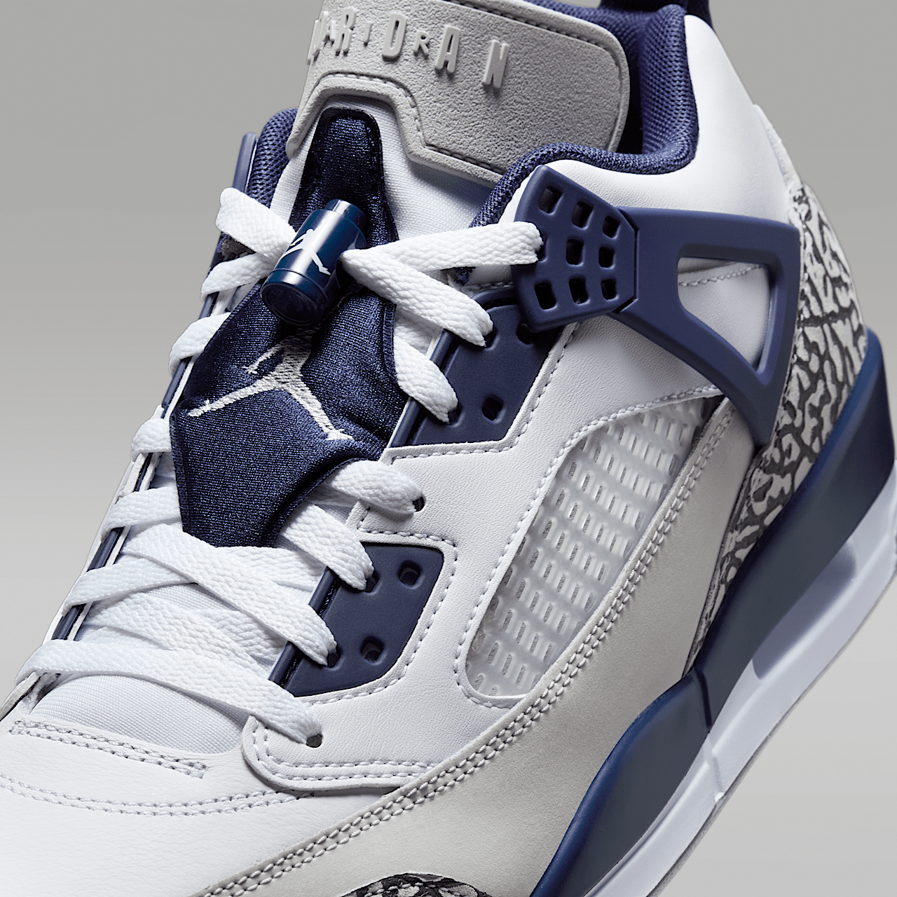 Nike Jordan Spizike Low sneaker Wit/Neutral Grey/Anthracite/Midnight Navy