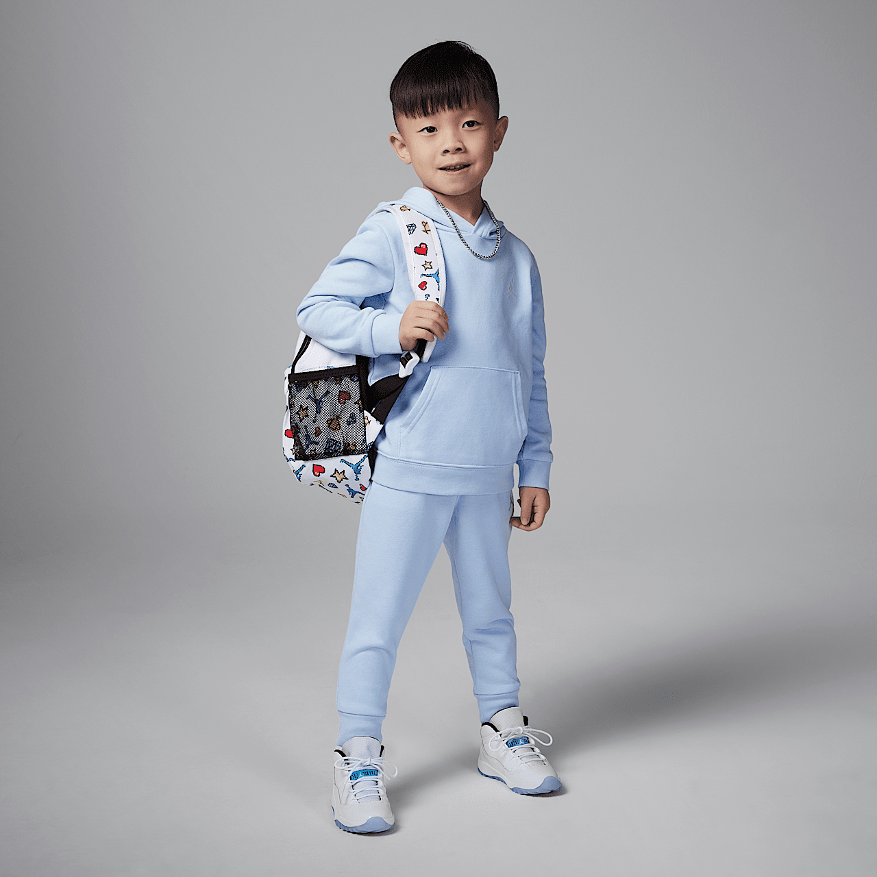 Nike Air Jordan 1 sneaker Wit/Zwart/Legend Blue