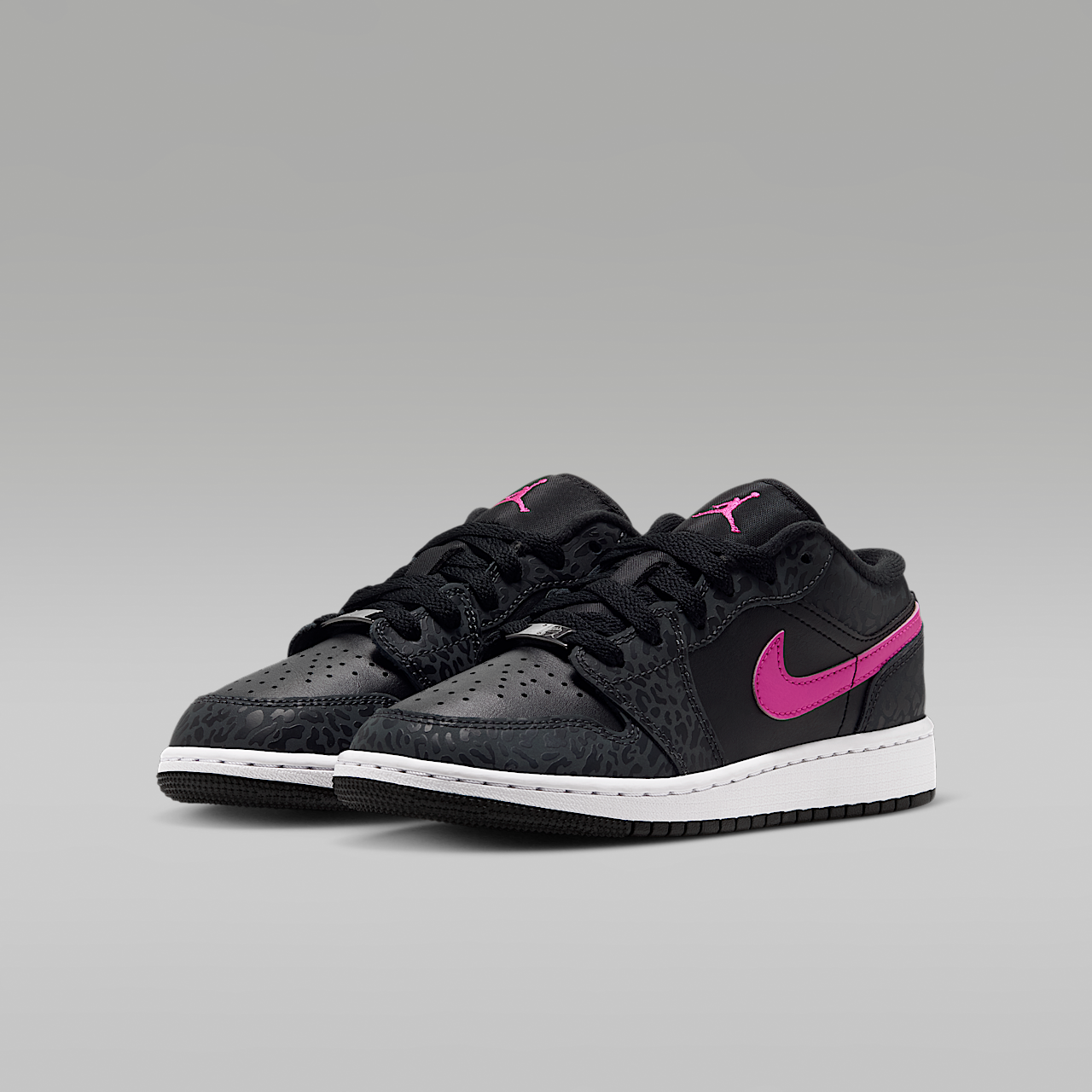 Nike Air Jordan sneaker Anthracite/Zwart/Wit/Laser Fuchsia