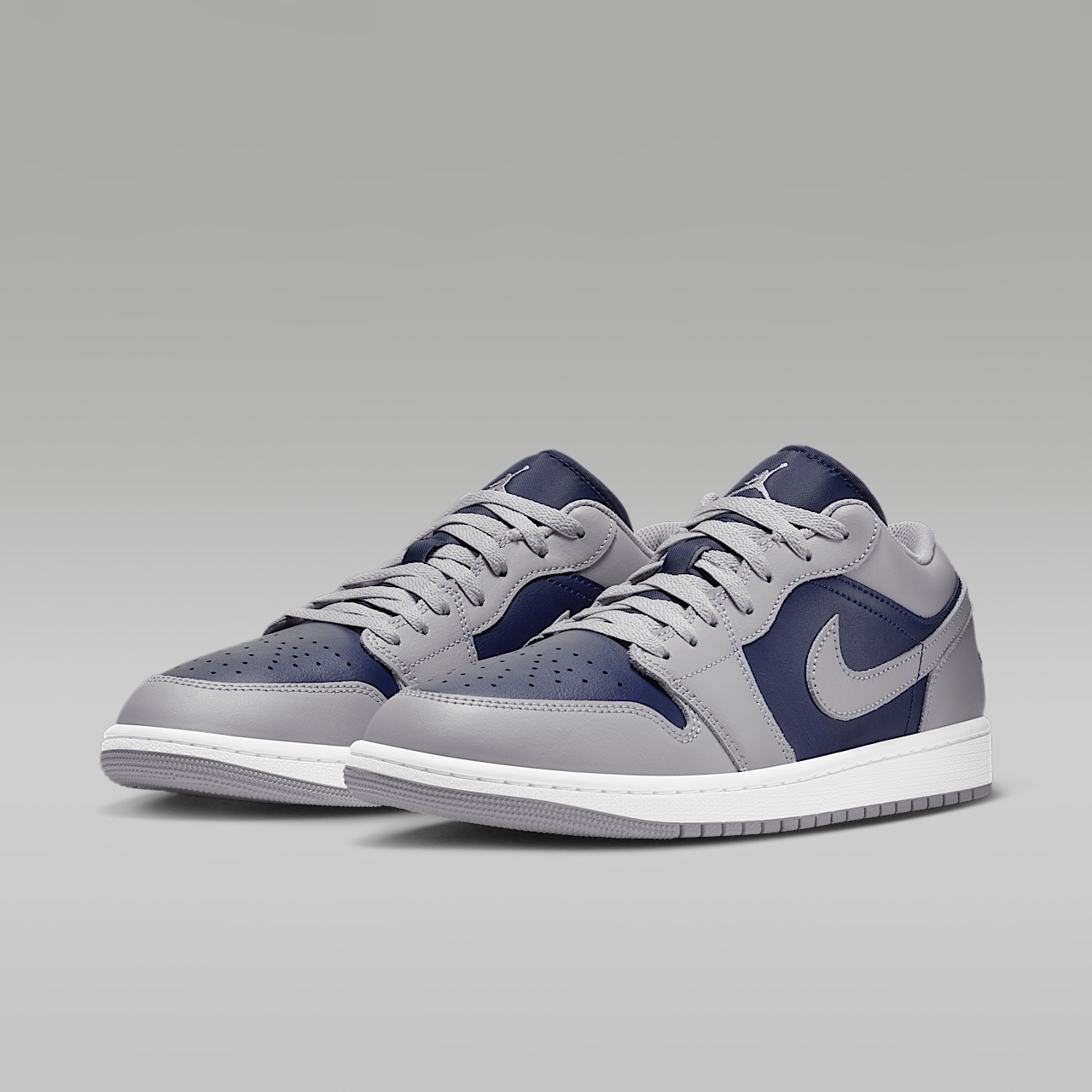 Nike Air Jordan 1 Low sneaker Tech Grey/Wit/College Navy