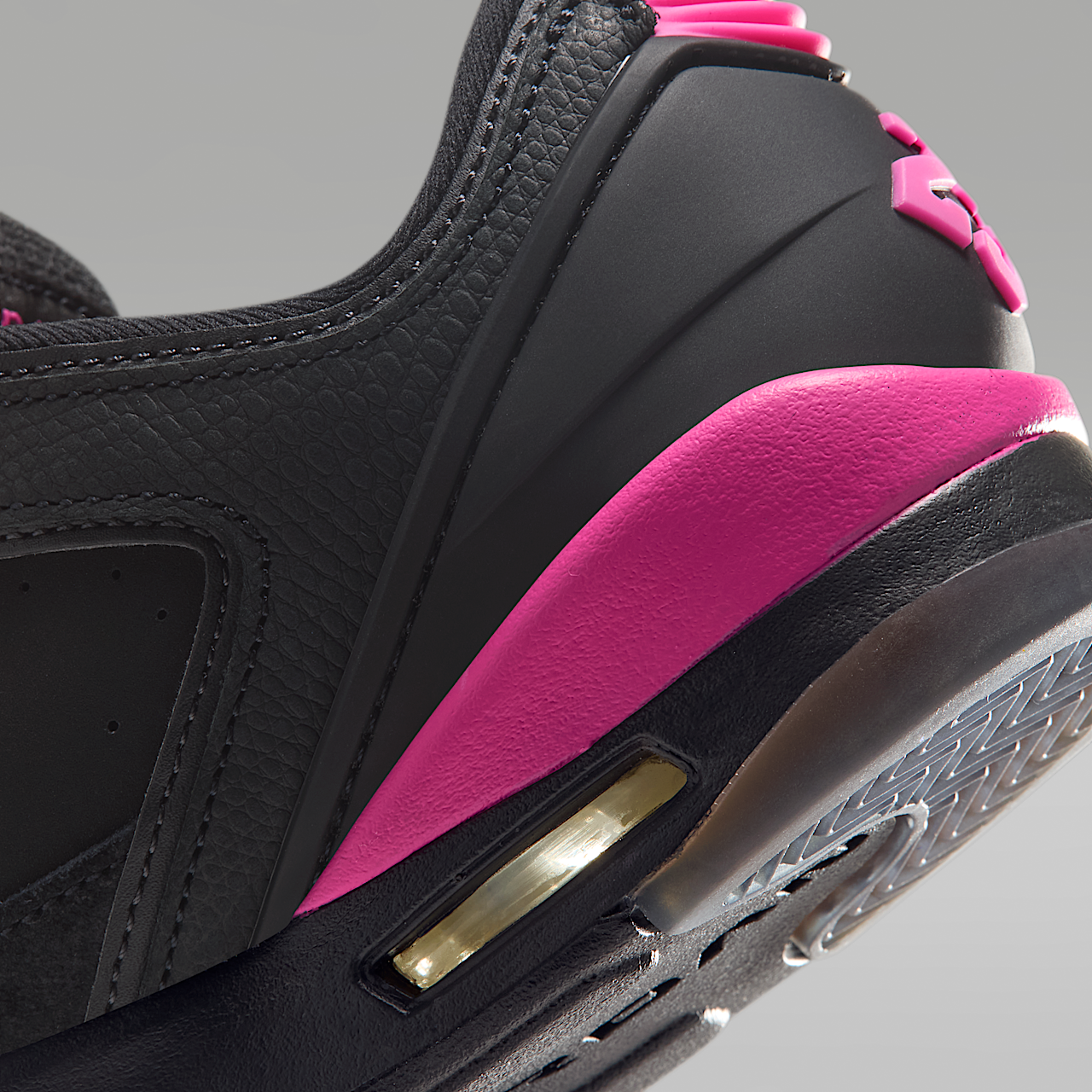Nike Air Jordan sneaker Zwart/Anthracite/Laser Fuchsia