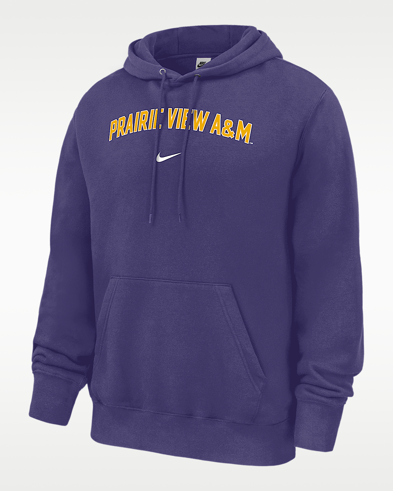 Мужское худи Nike College (Prairie View A&M University) Club Fleece Pullover Hoodie