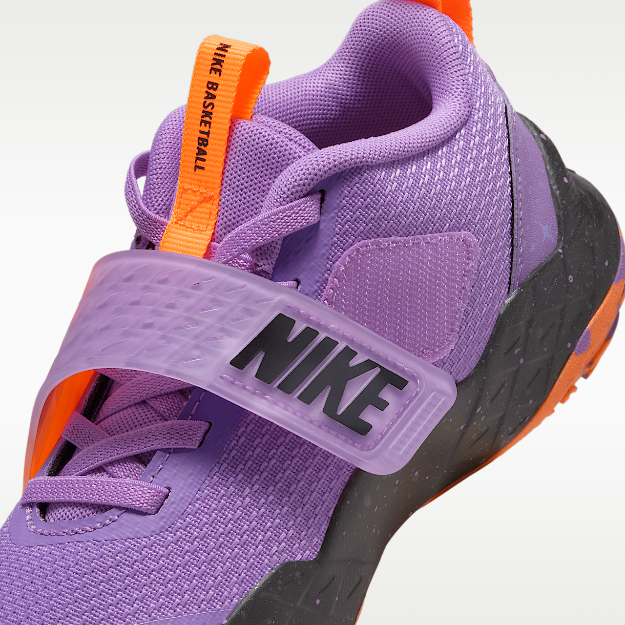 Nike  sneaker Bright Violet/Total Orange/Cool Grey/Zwart