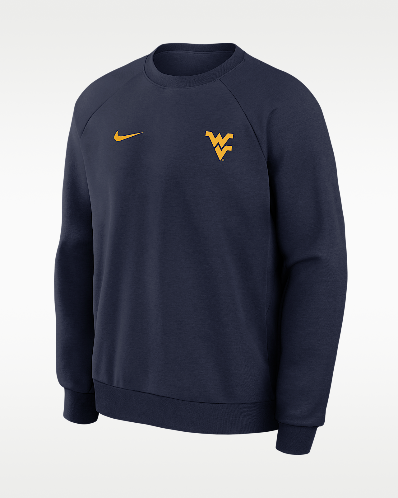 Мужские  West Virginia Premium Performance Nike Dri-FIT College Pullover Crew