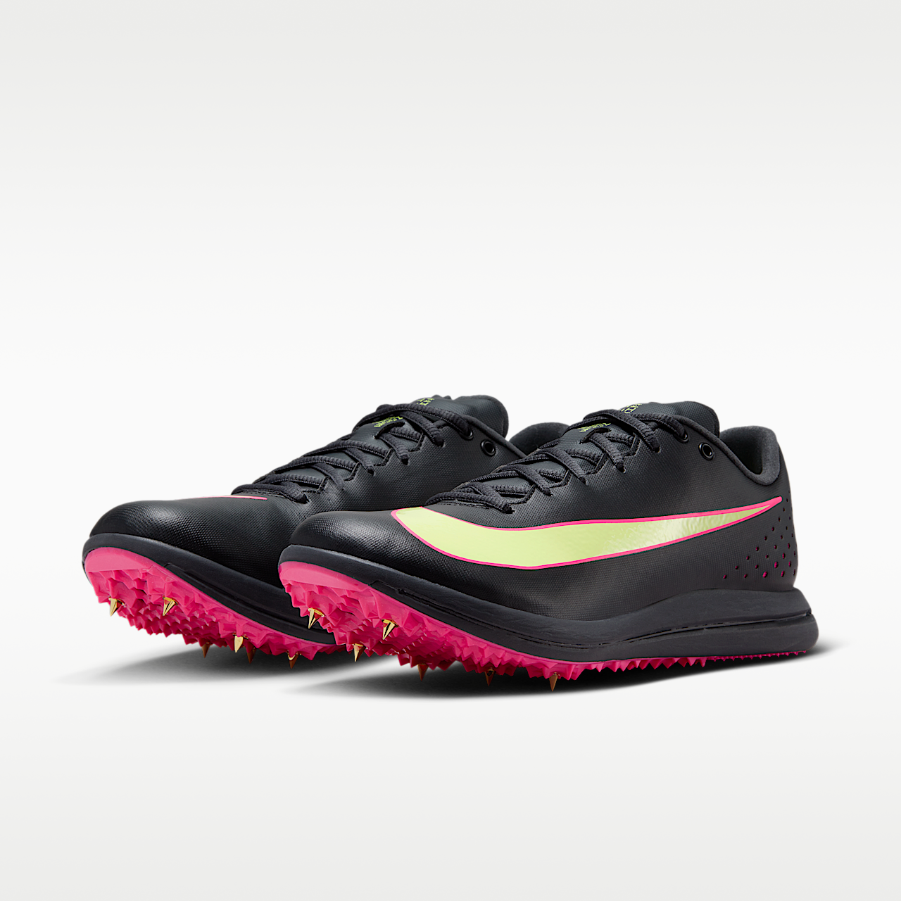 Nike  sneaker Zwart/Light Lemon Twist/Fierce Pink
