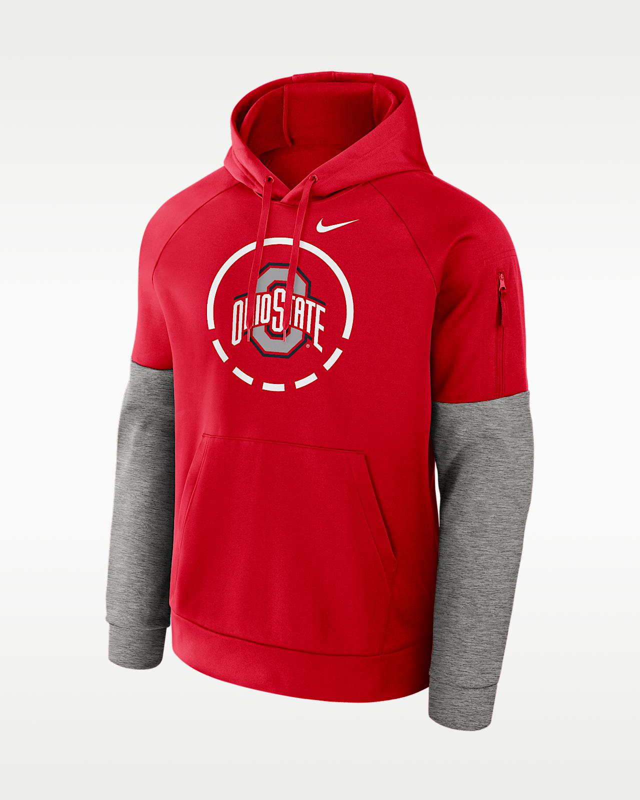 Мужское худи Ohio State Primetime Nike Therma-FIT College Pullover Hoodie