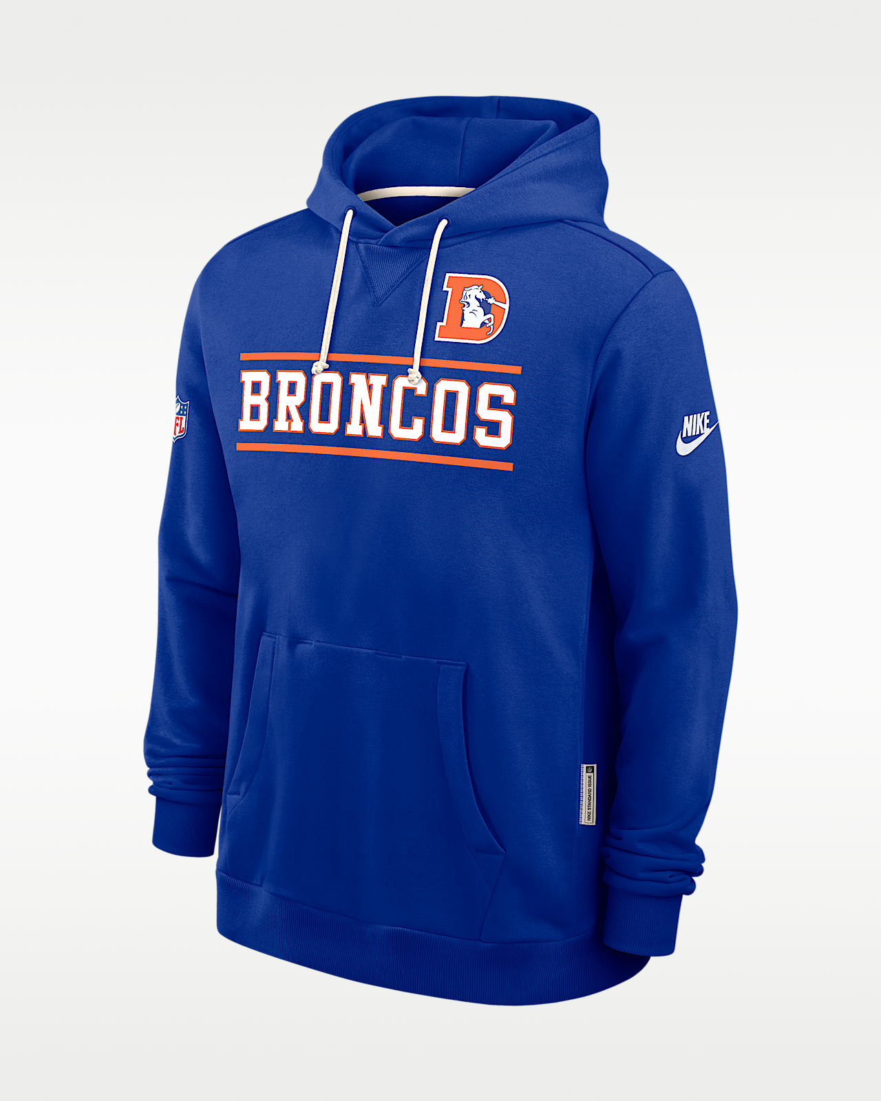 Мужское худи Denver Broncos Alt Standard Issue Nike Dri-FIT NFL Pullover Hoodie
