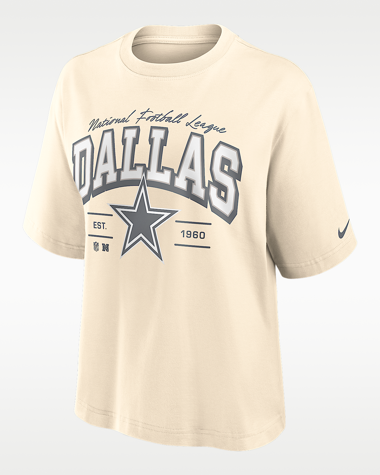 Женская футболка Dallas Cowboys Vintage Mod Boxy Nike NFL