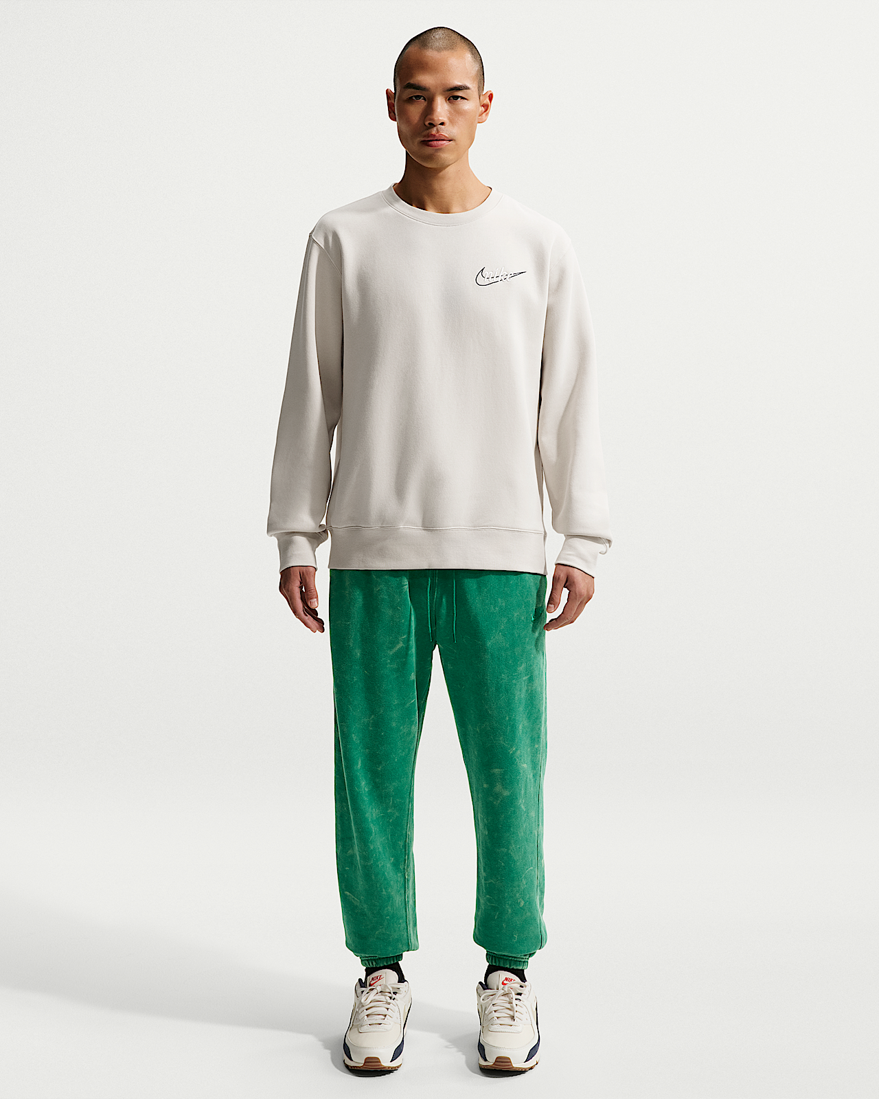 Мужские  Nike Sportswear Club Washed Cuffed Fleece Pants
