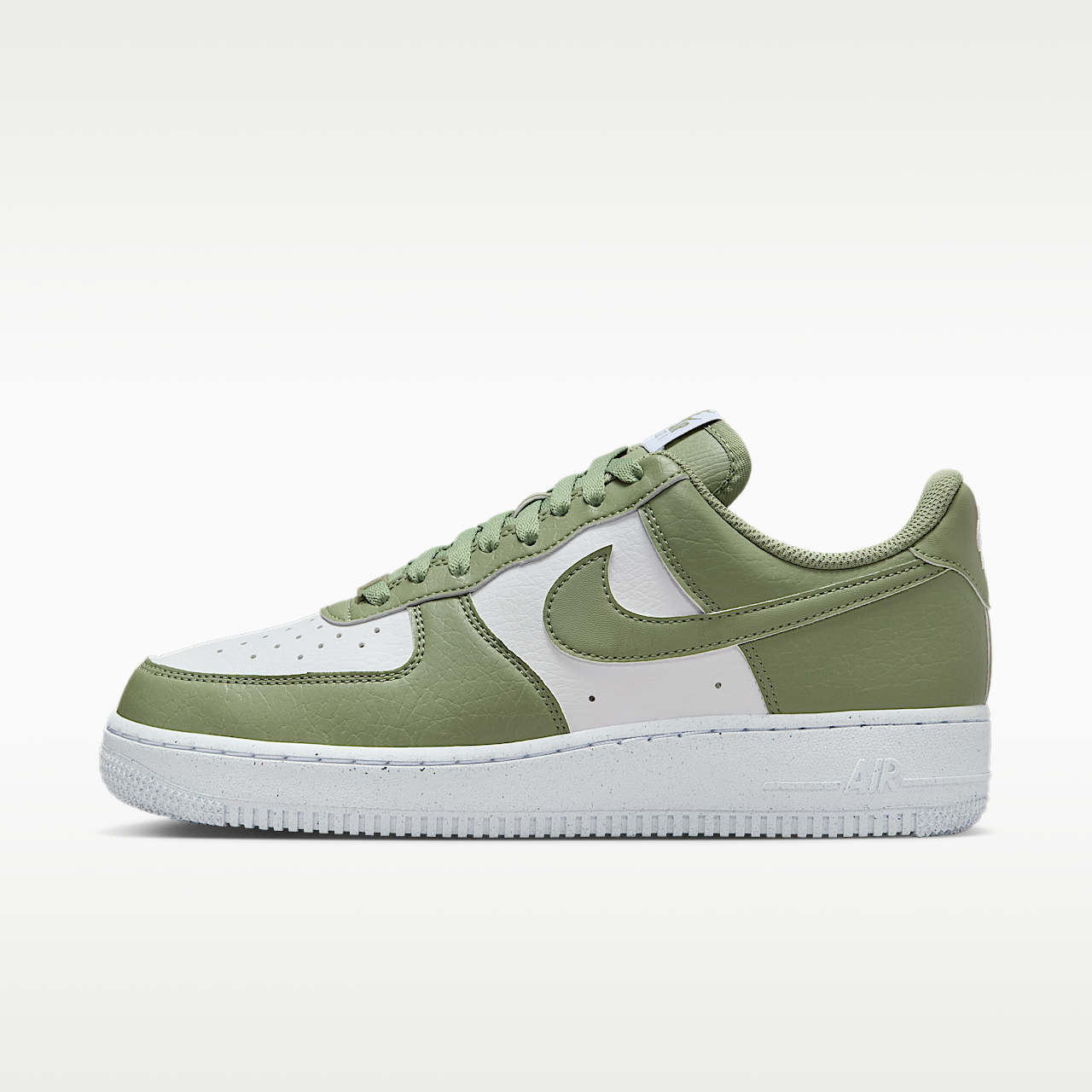 Nike Air Force 1 sneaker Wit/Wit/Oil Green