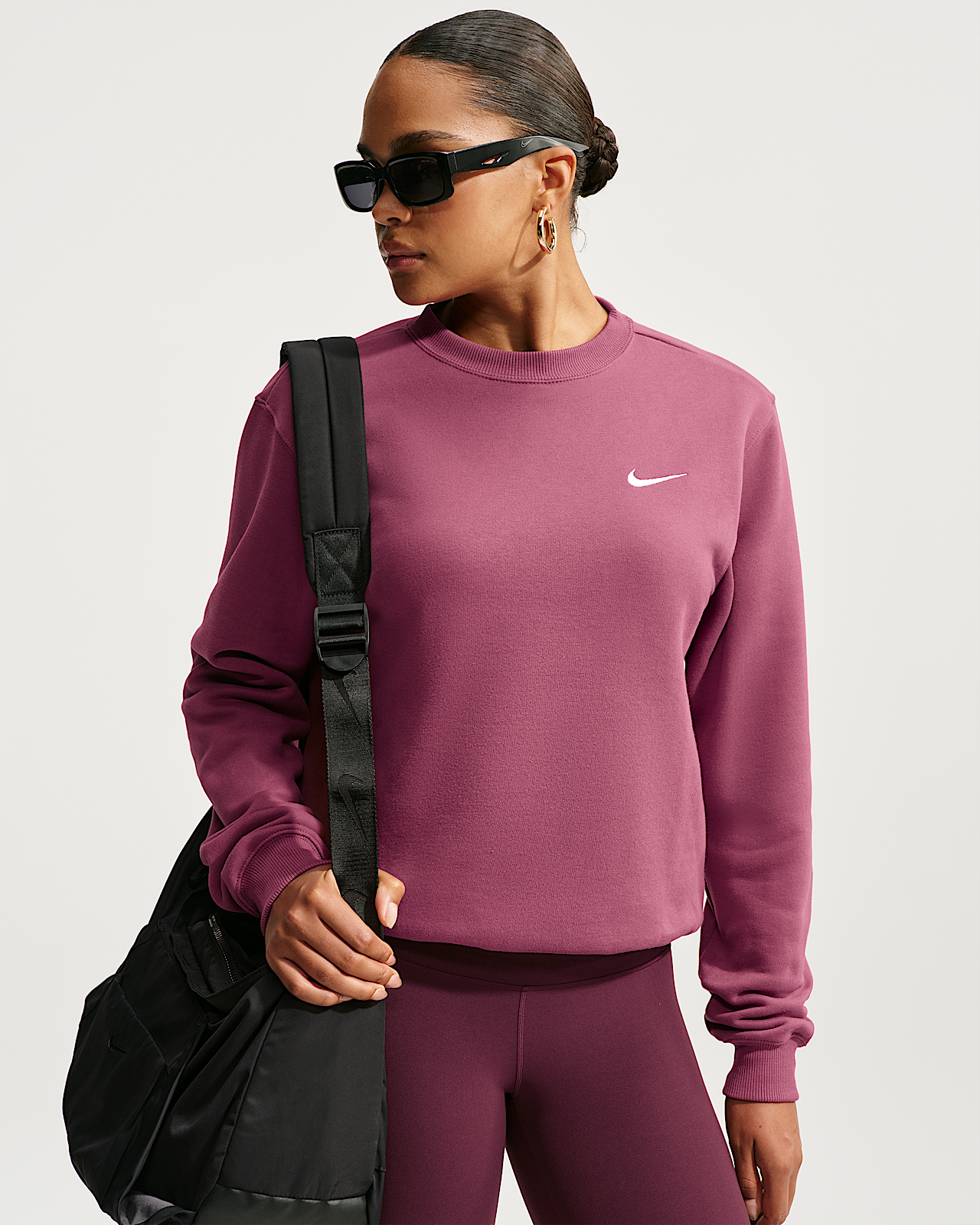 Женские  Nike Studio Fleece Medium Weight Crew