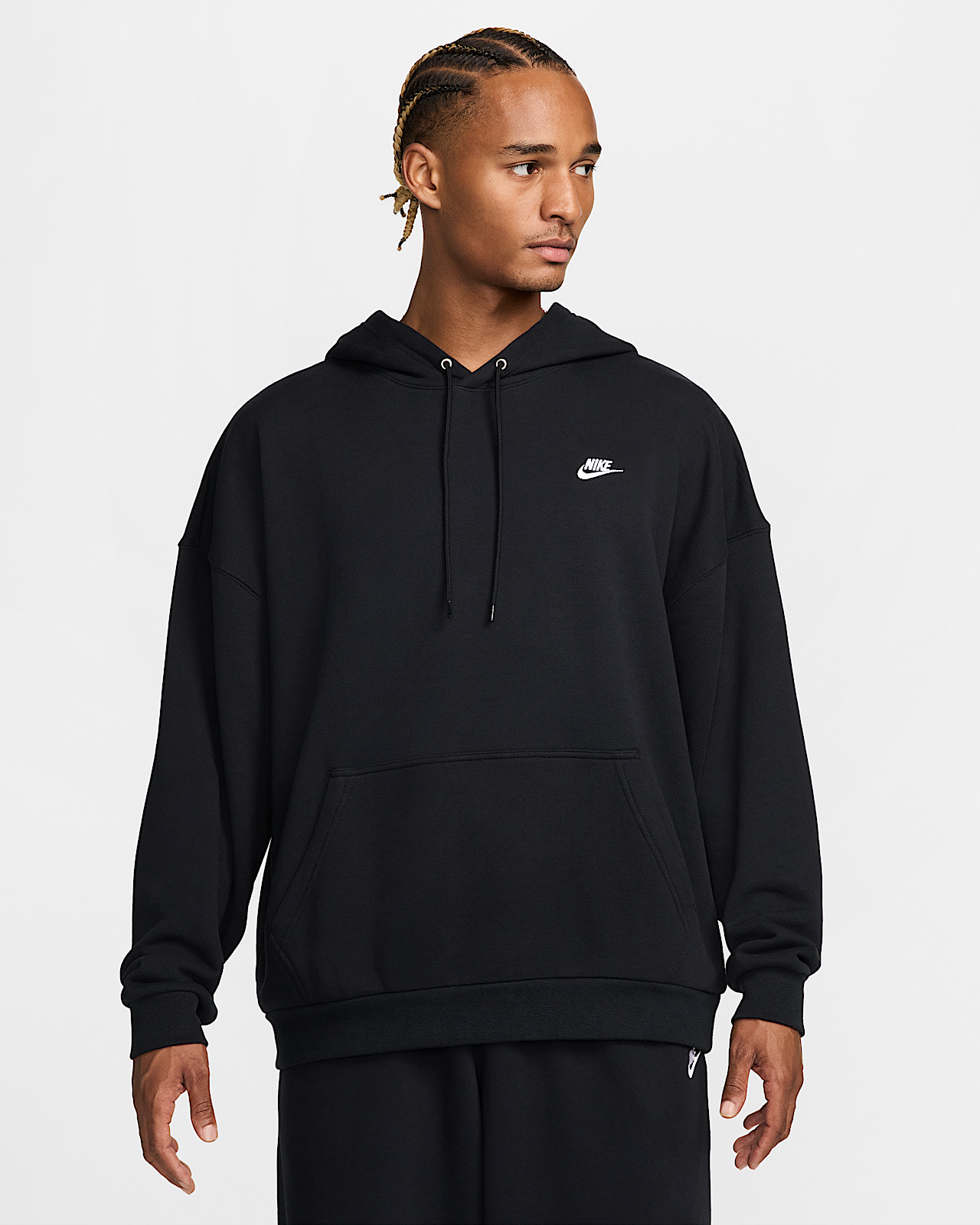 Мужское худи Nike Club Fleece Oversized French Terry Pullover Hoodie