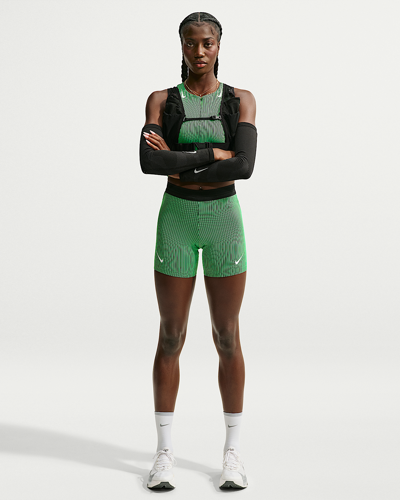 Женские тайтсы Nike AeroSwift Dri-FIT ADV Tight Shorts для бега