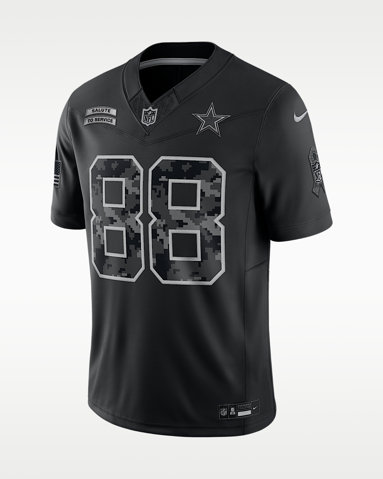 Мужские джерси CeeDee Lamb Dallas Cowboys Salute to Service Nike Dri-FIT NFL Limited Jersey