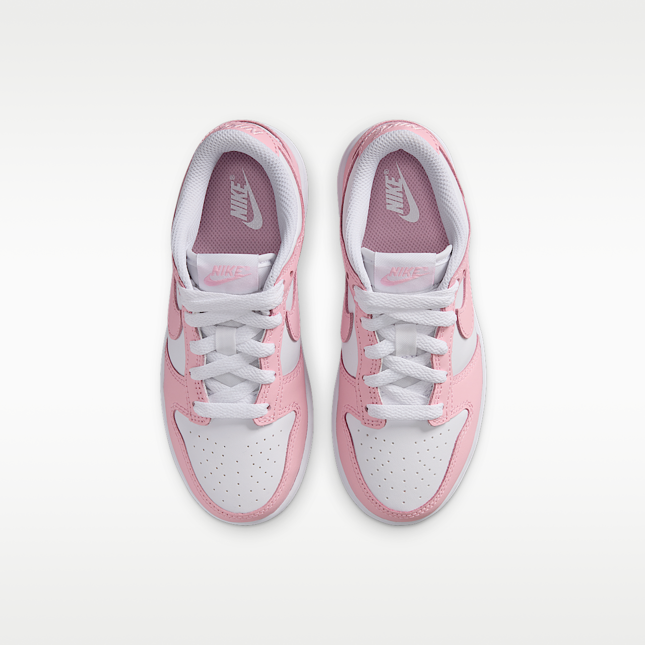 Nike Dunk Low sneaker Wit/Wit/Wit/Medium Soft Pink