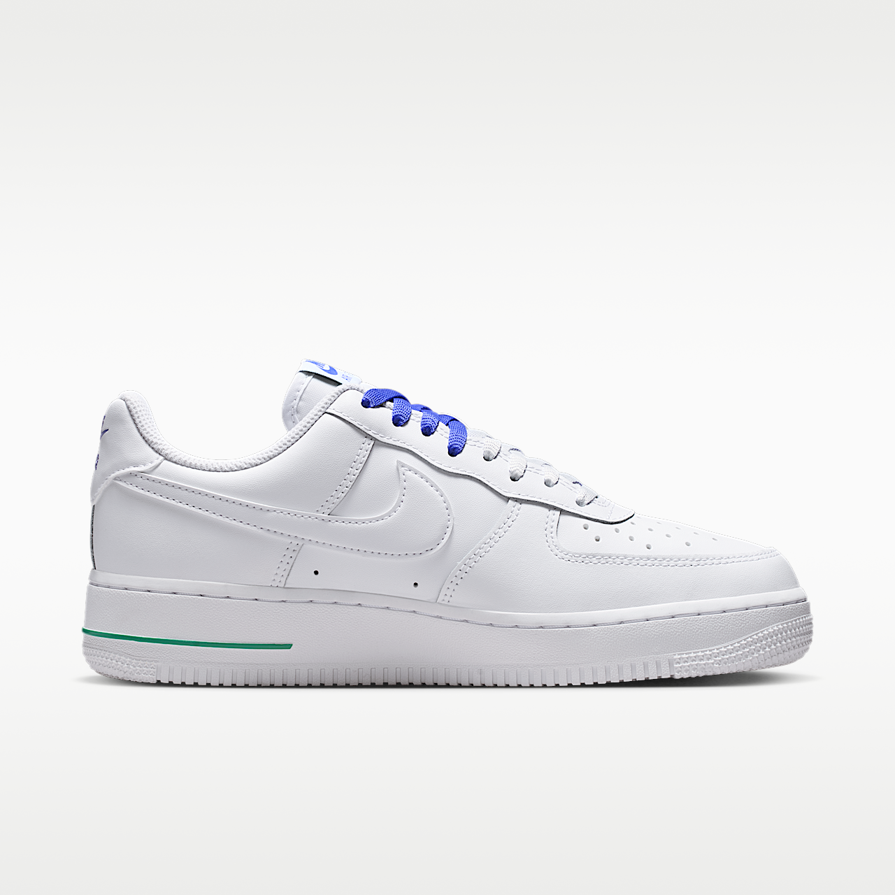 Nike Air Force 1 sneaker Wit/Persian Violet/Stadium Green/Wit