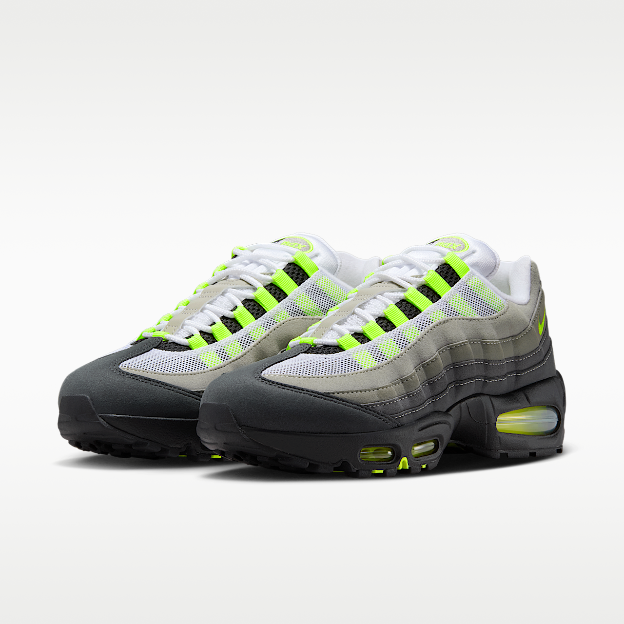 Nike Air Max sneaker Zwart/Anthracite/Light Graphite/Neon Yellow