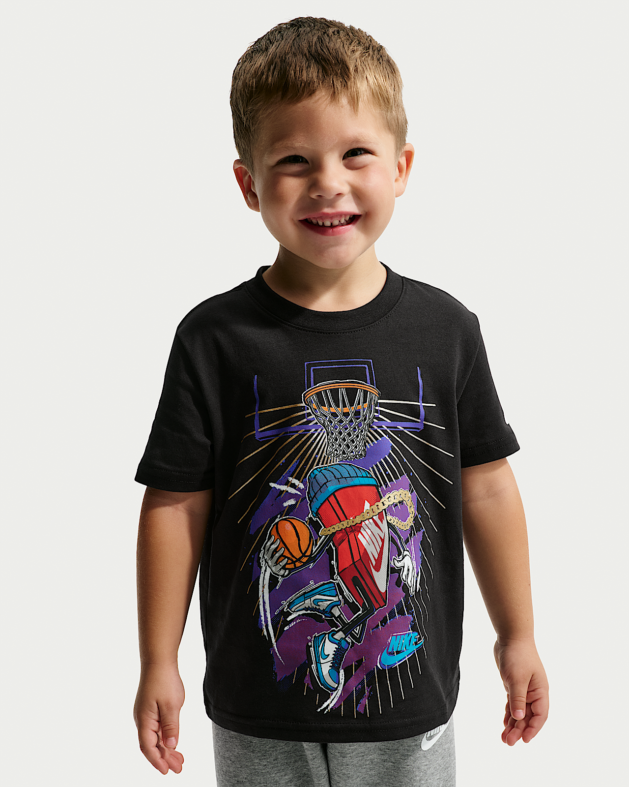 Детская футболка Nike Little Kids' Boxy Street Dunk