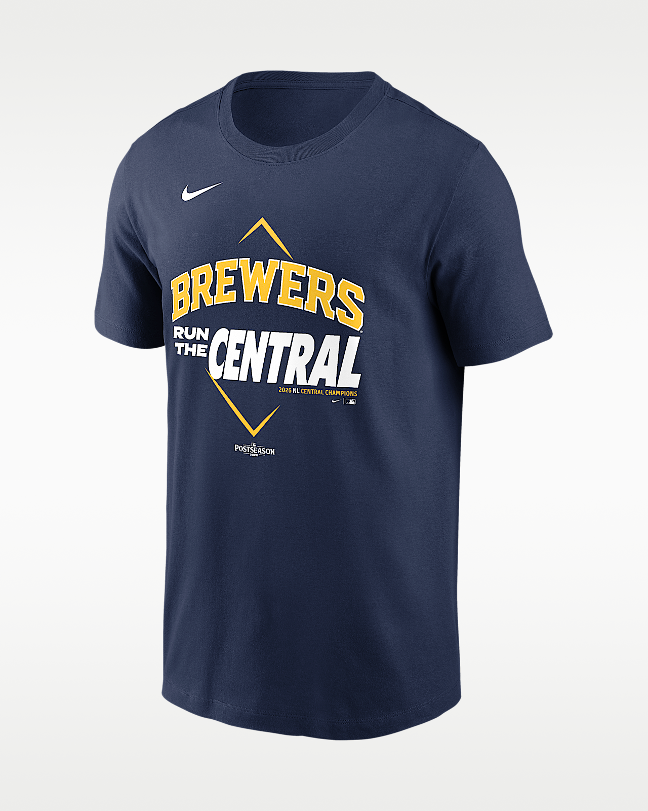 Мужская футболка Milwaukee Brewers 2026 NL East Division Champions Nike MLB