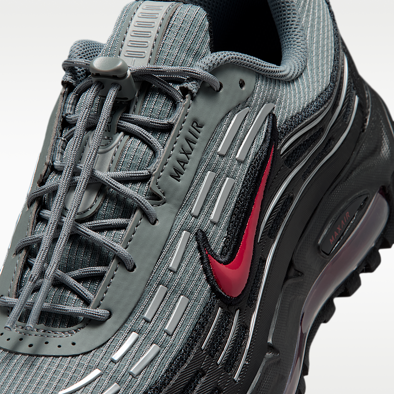 Nike Air Max sneaker Smoke Grey/Zwart/Dark Smoke Grey/Tough Red